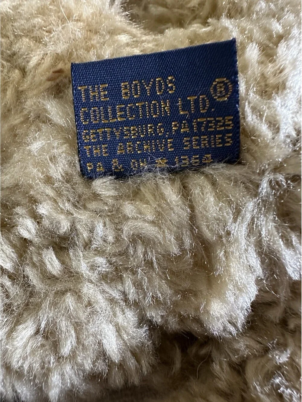 Boyds Collection Archive Series Teddy Bear Plush 8.5